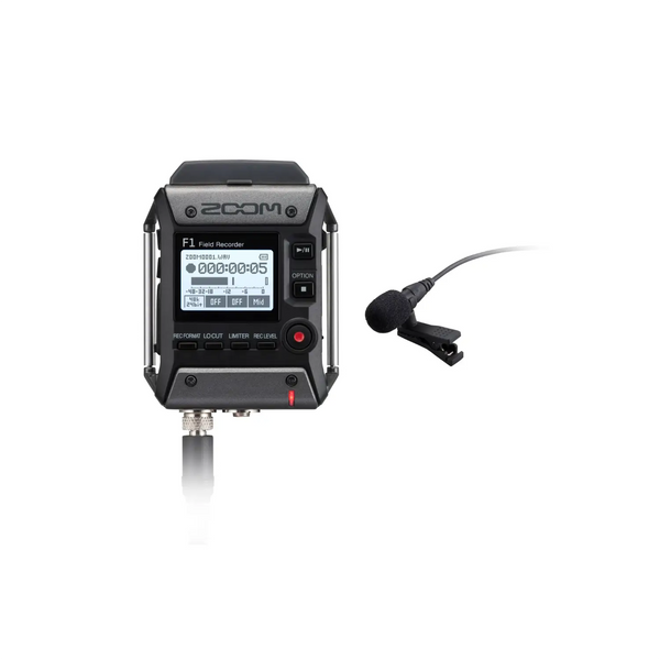 F1-LP Field Recorder with Lav Mic