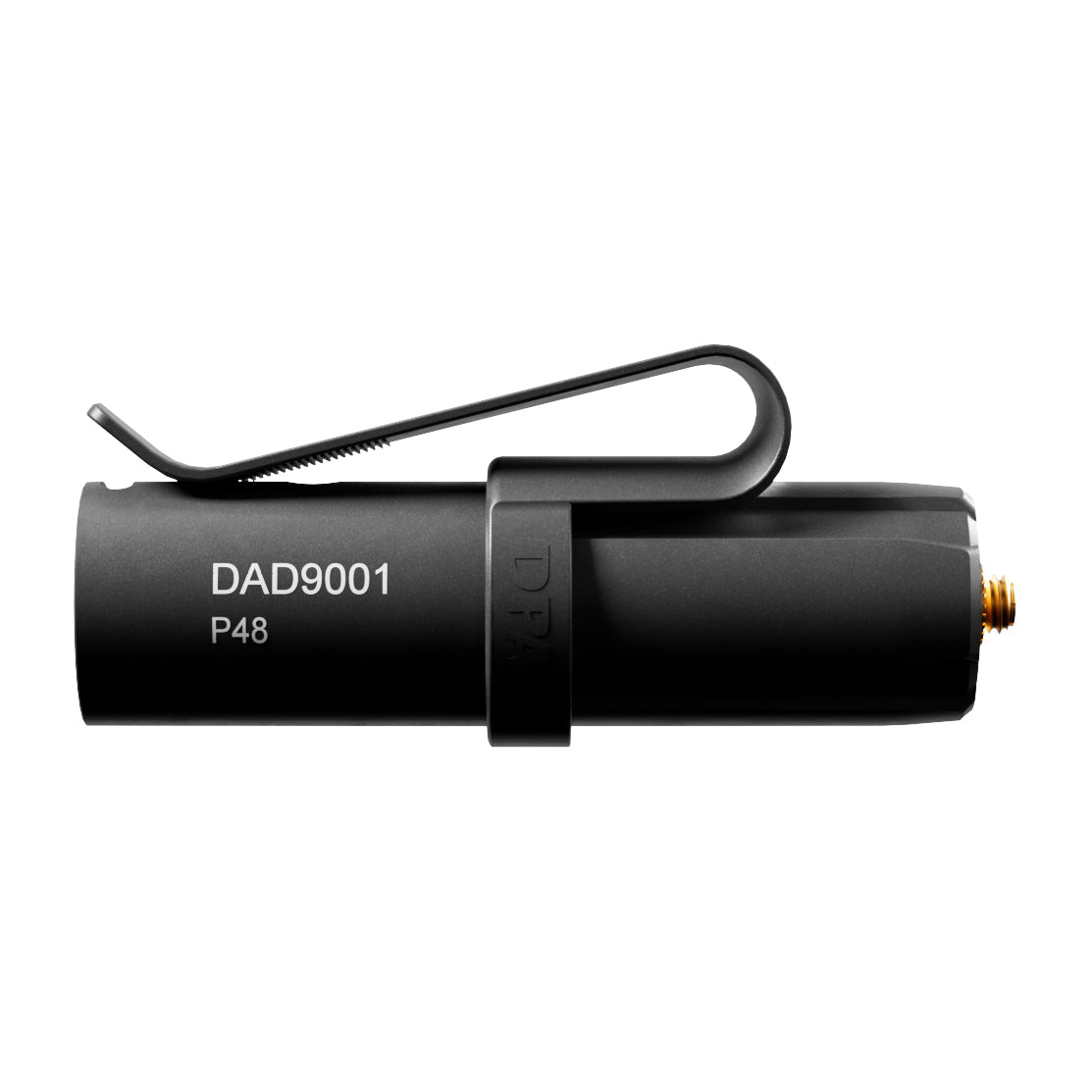 DPA DAD9001 MicroLock to XLR adapter side view