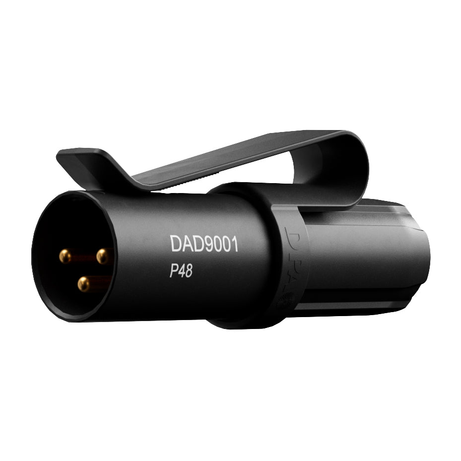 DPA DAD9001 MicroLock to XLR adapter XLR end