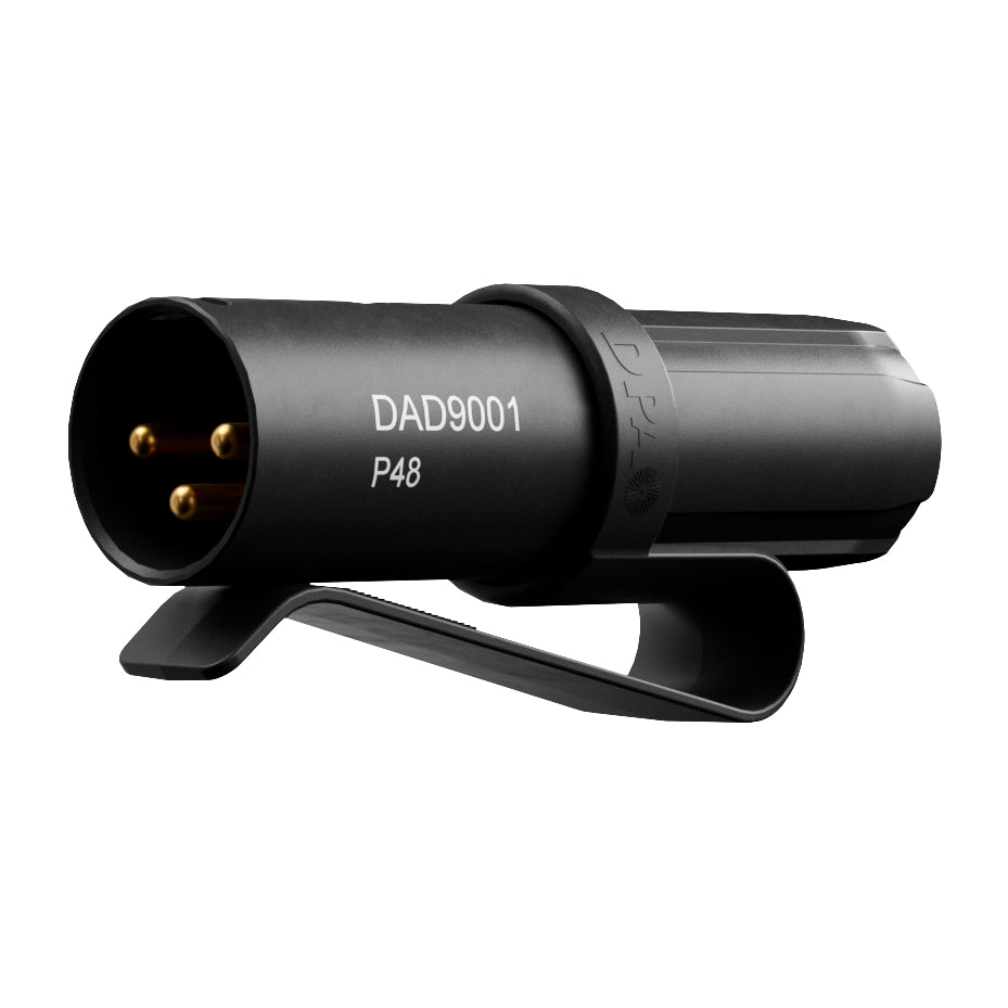 DPA DAD9001 MicroLock to XLR adapter with clip