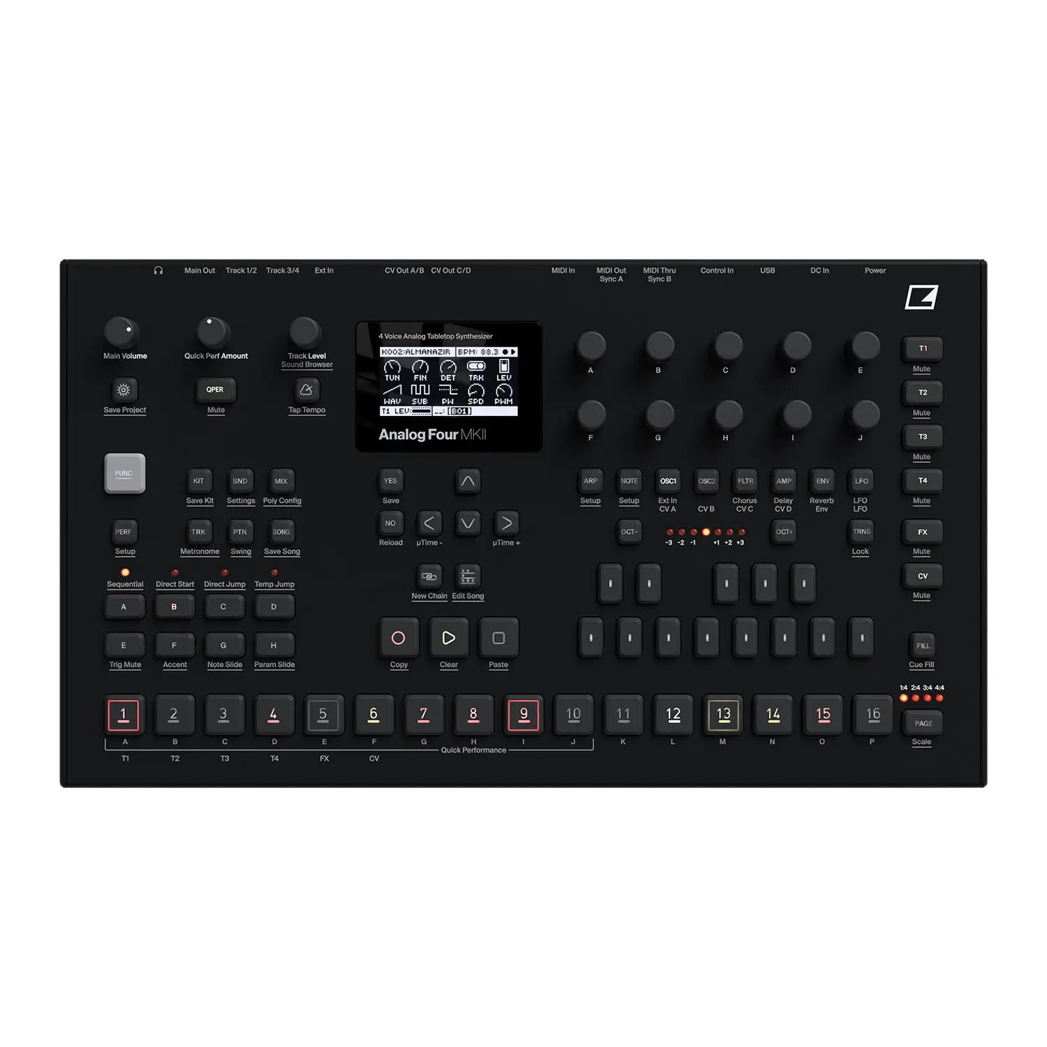 A4MKIIBLK Analog Four Mkii