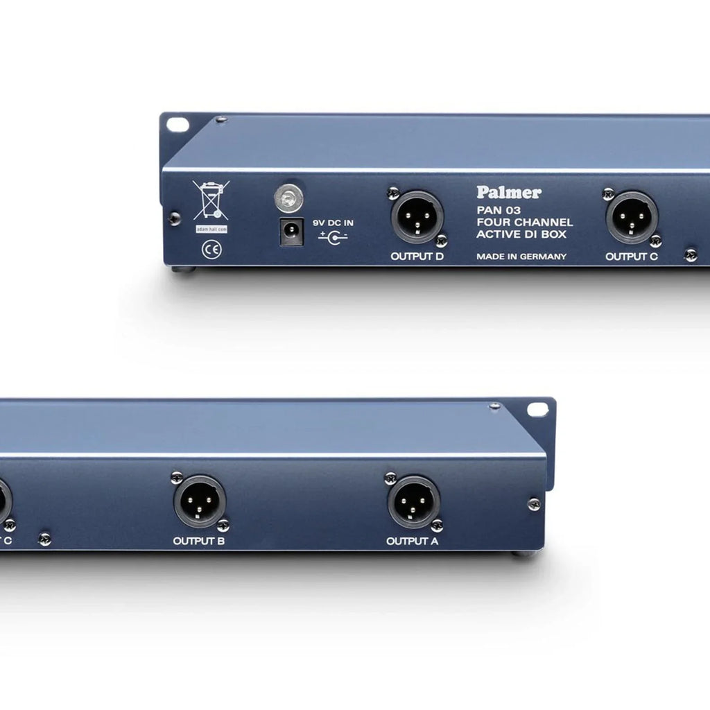 PAN 03 19" DI Box 4-Channel active