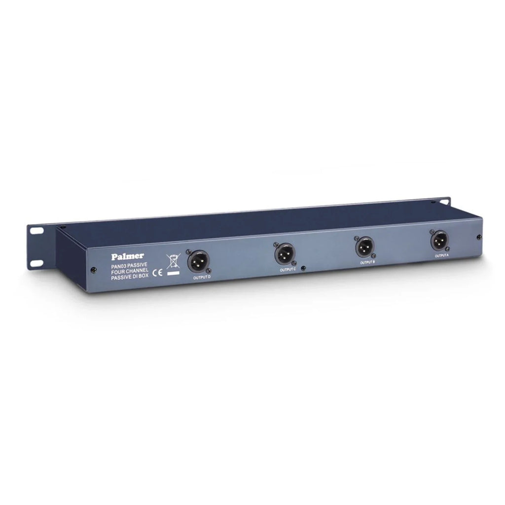 PAN 03 PASS - 19" DI Box 4-Channel passive
