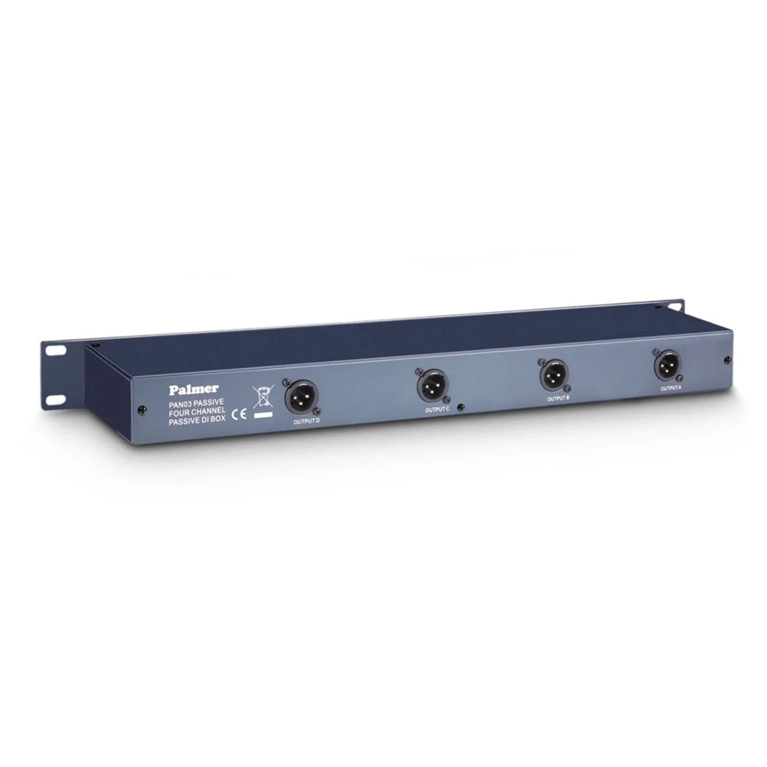 PAN 03 PASS - 19" DI Box 4-Channel passive