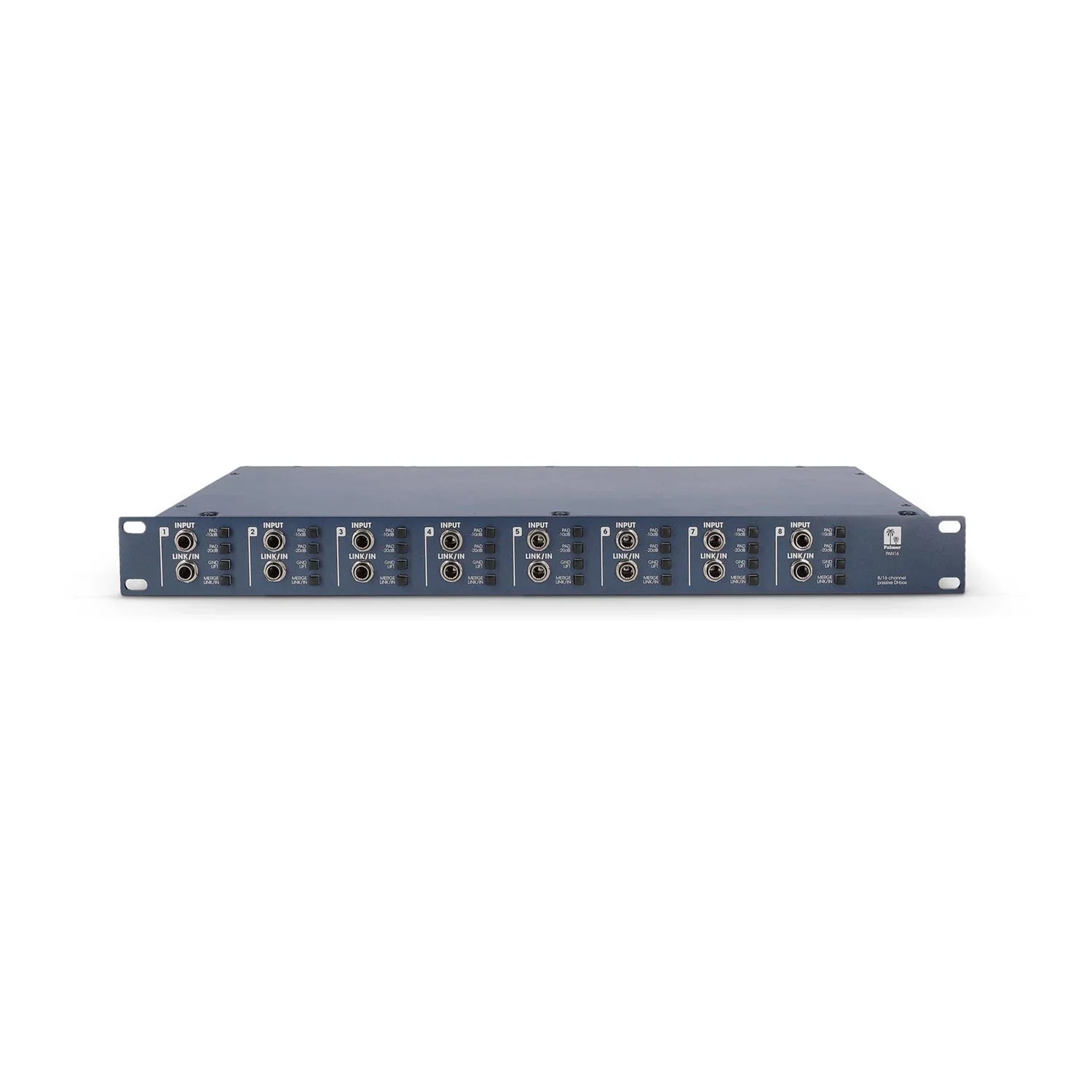 PAN 16 - 19" DI Box 8 Channels passive
