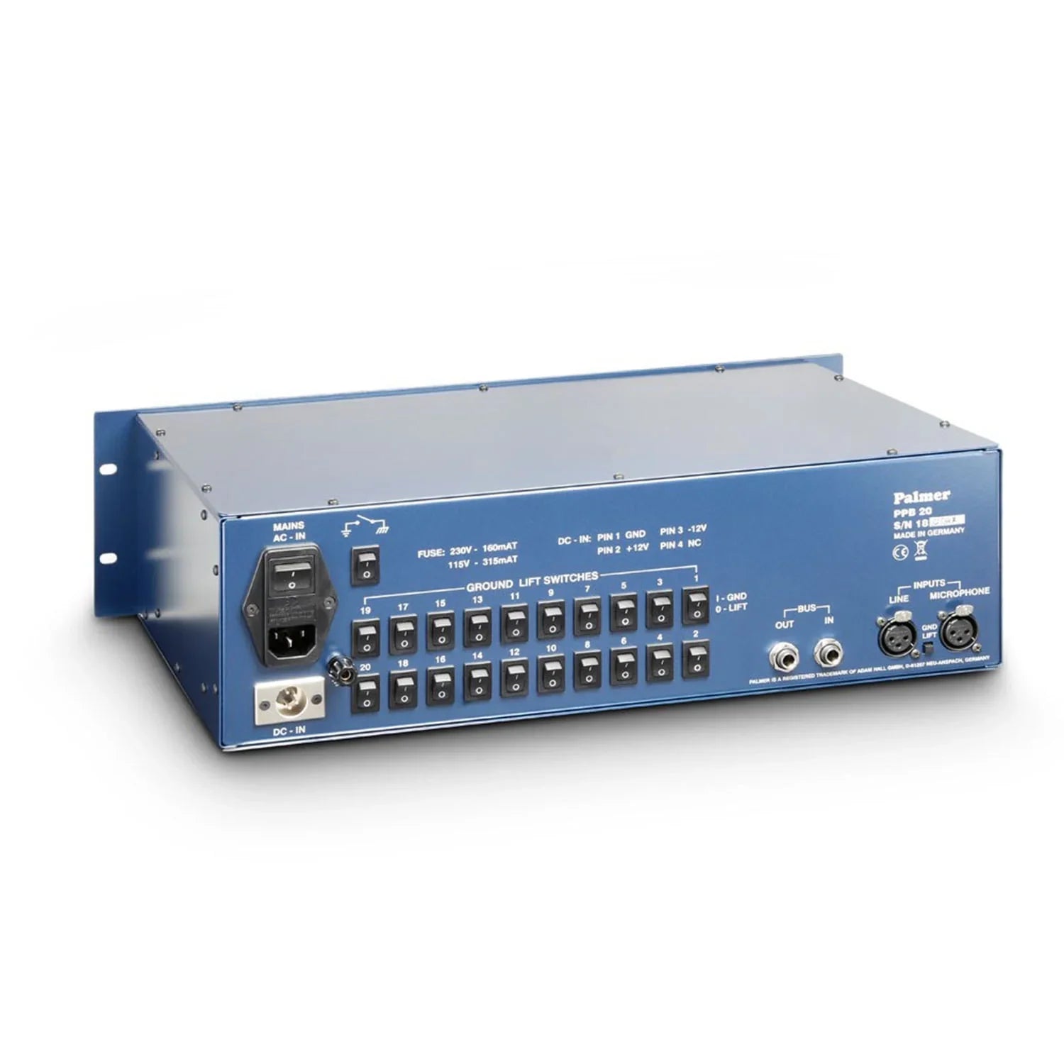 PB 20 - Press Patch Box 20-Channel