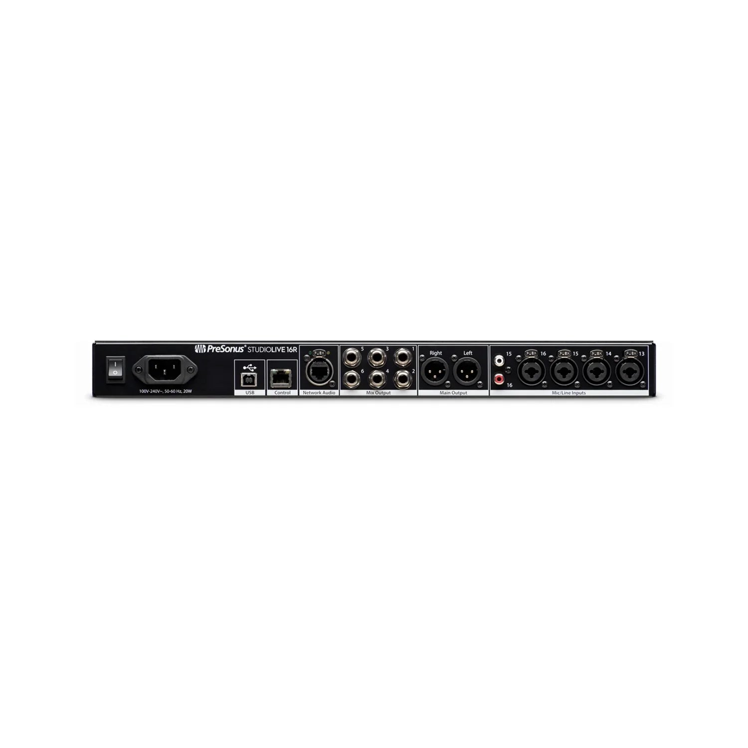 SL-16R - 16 Ch Digital Rack Mixer/Stage Box