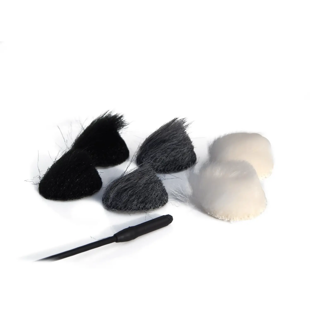 Overcovers, Mix Colours - 6 fur discs (mixed)/ 30 Stickies Original