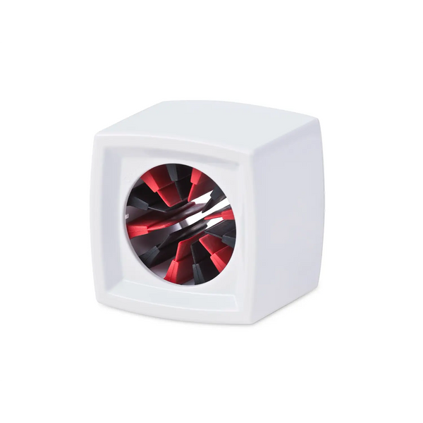 Single Square White Mic Flag