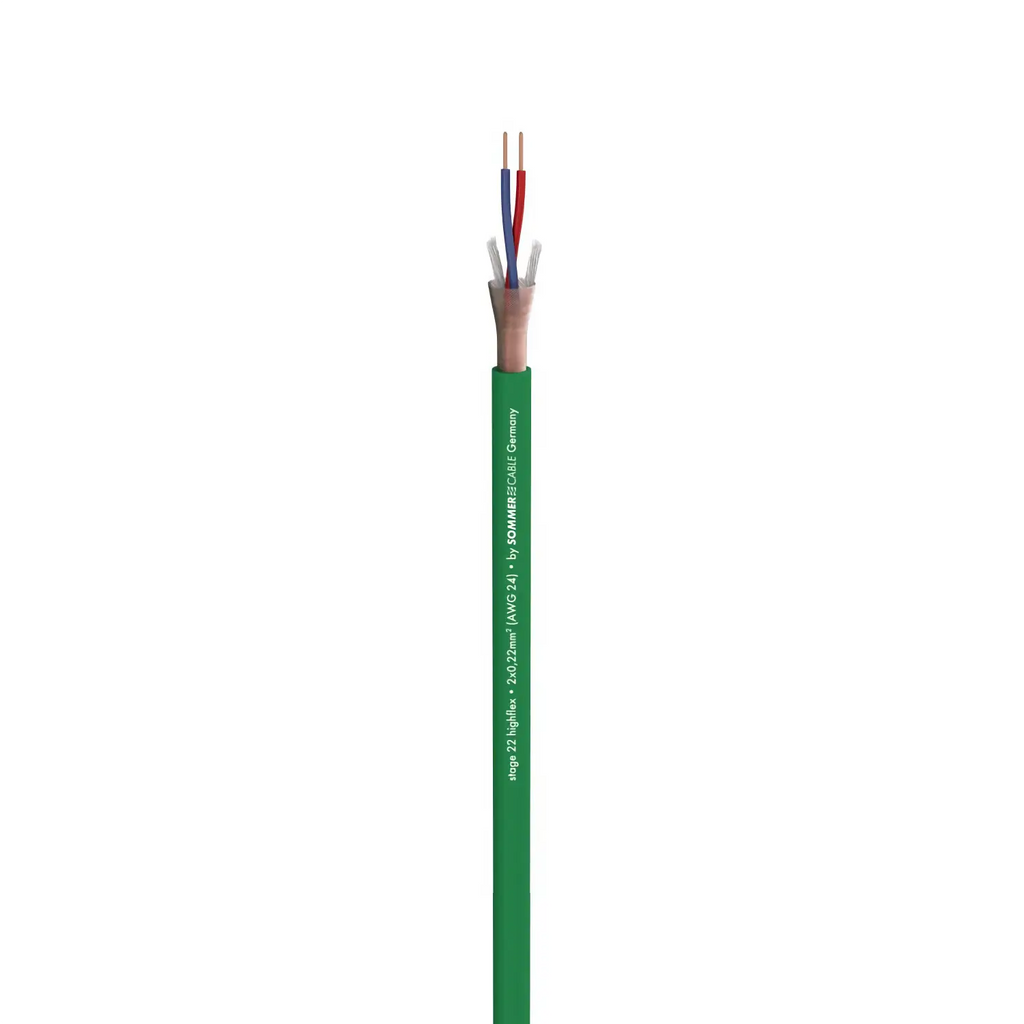 Microphone Cable Stage 22 Highflex Green