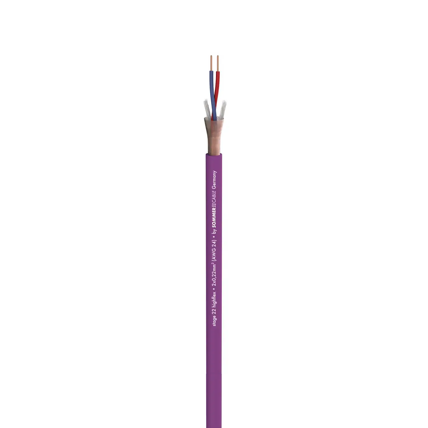 Microphone Cable Stage 22 Highflex Purple