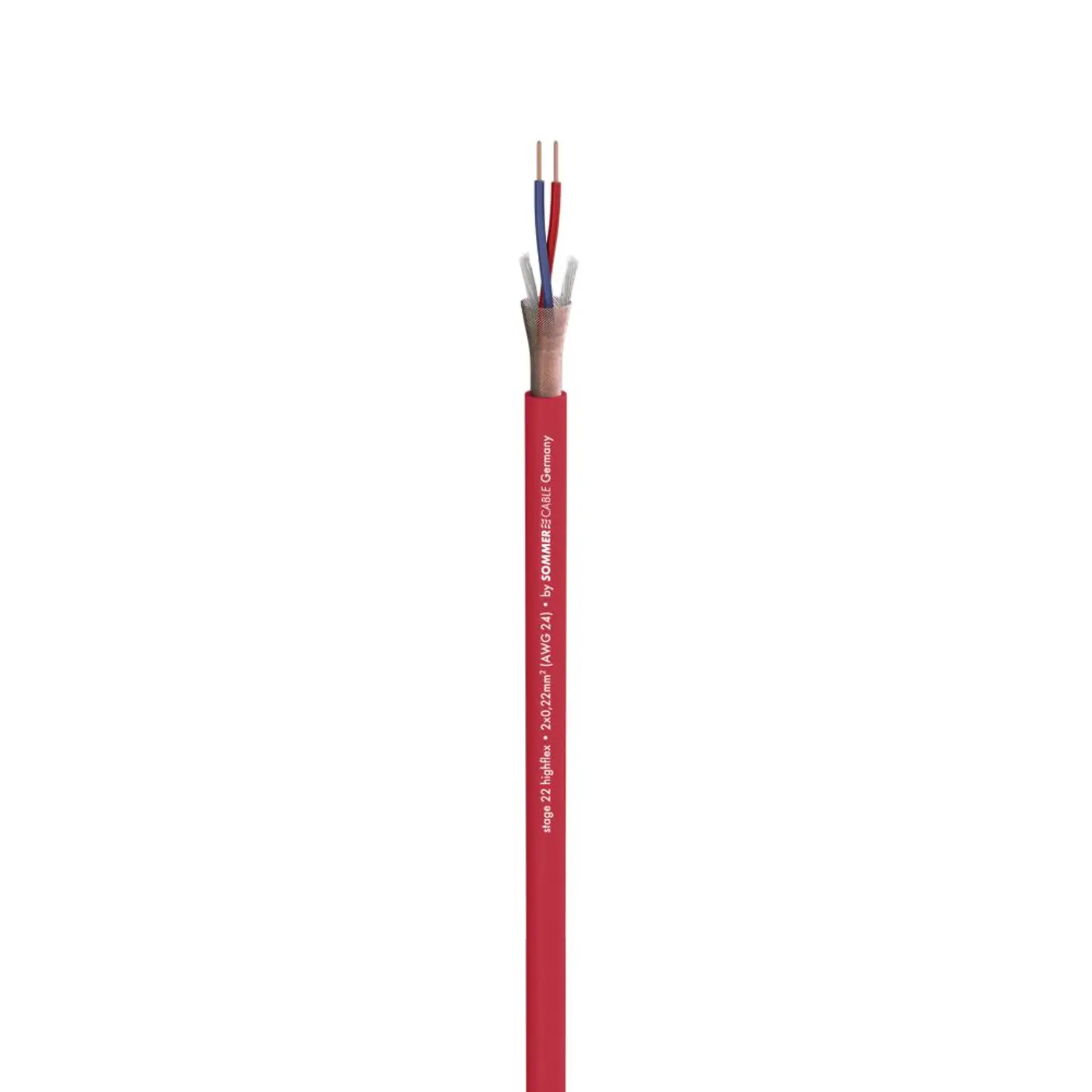 Microphone Cable Stage 22 Highflex Red